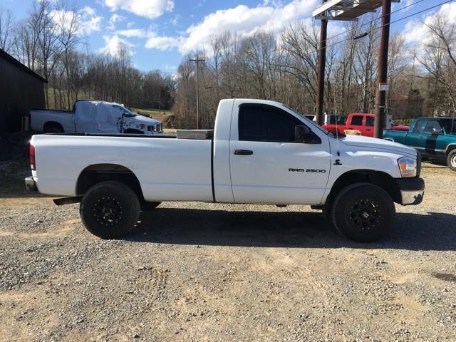 3D7KS26C06G187489 - 2006 DODGE RAM 2500 S WHITE photo 6