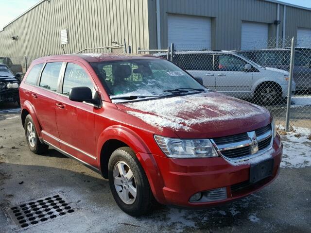 3D4GG47BX9T567375 - 2009 DODGE JOURNEY SE RED photo 1