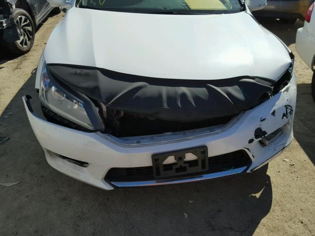 1HGCR2F85DA189872 - 2013 HONDA ACCORD EXL WHITE photo 9