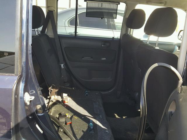 JTLKT324750177934 - 2005 TOYOTA SCION XB ლურჯი ფოტო 6