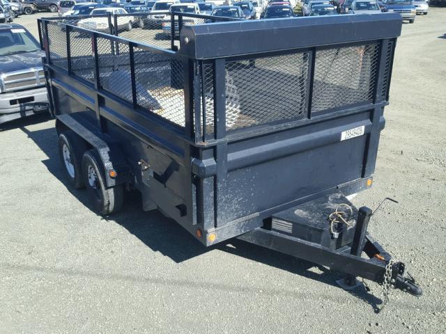 4ZEDT1427B1003349 - 2011 DUMP TRAILER BLACK photo 1