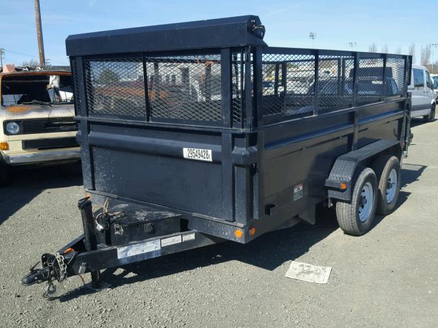 4ZEDT1427B1003349 - 2011 DUMP TRAILER BLACK photo 2