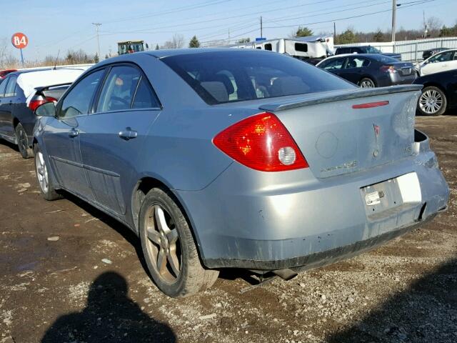 1G2ZG58N974264745 - 2007 PONTIAC G6 BASE BLUE photo 3