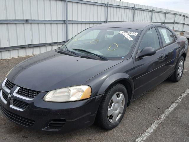 1B3AL46T36N208035 - 2006 DODGE STRATUS SX BLACK photo 2