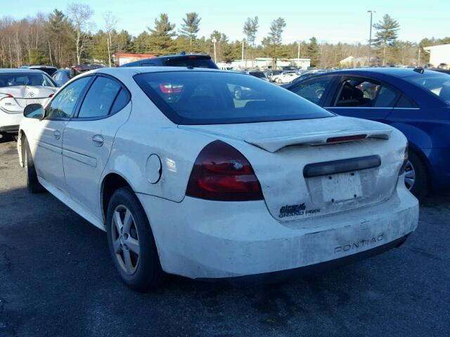 2G2WP552181110735 - 2008 PONTIAC GRAND PRIX WHITE photo 3