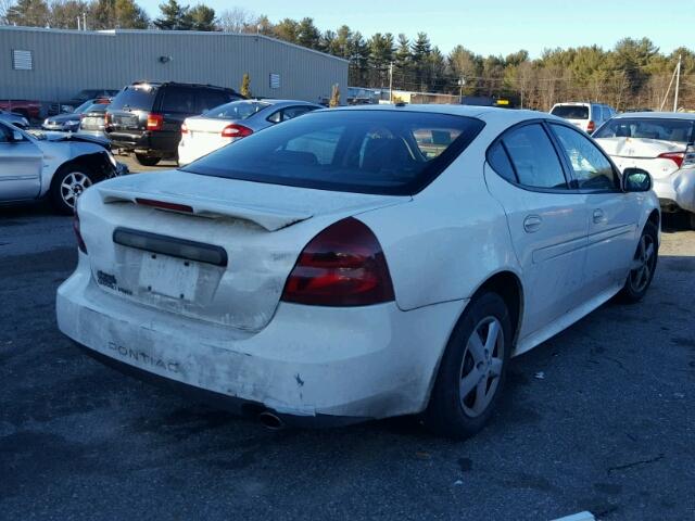 2G2WP552181110735 - 2008 PONTIAC GRAND PRIX WHITE photo 4