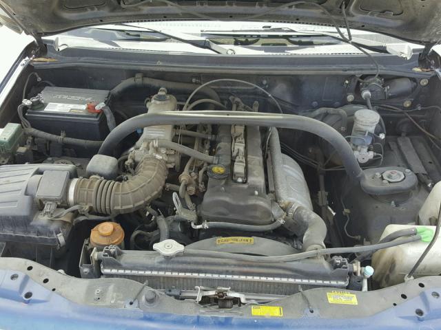 2CNBE13C016925016 - 2001 CHEVROLET TRACKER BLUE photo 7