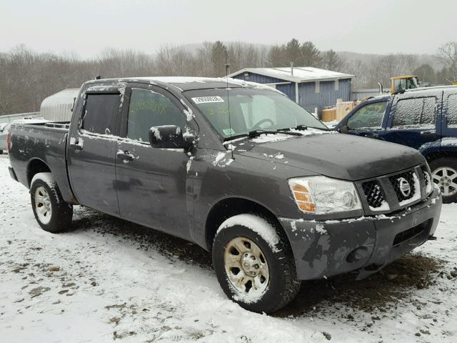 1N6AA07B54N511749 - 2004 NISSAN TITAN SE GRAY photo 1