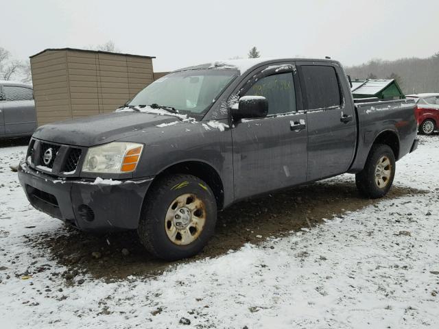 1N6AA07B54N511749 - 2004 NISSAN TITAN SE GRAY photo 2