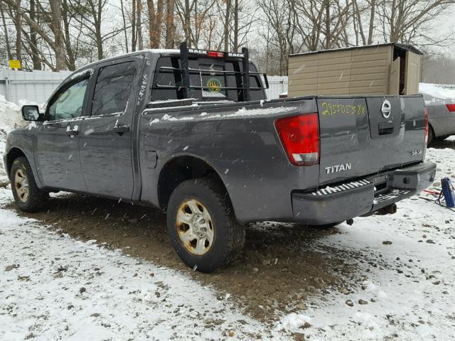 1N6AA07B54N511749 - 2004 NISSAN TITAN SE GRAY photo 3