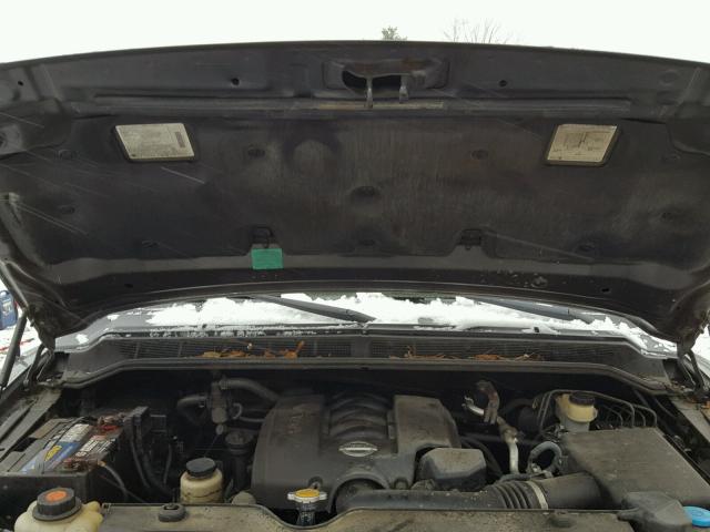 1N6AA07B54N511749 - 2004 NISSAN TITAN SE GRAY photo 7