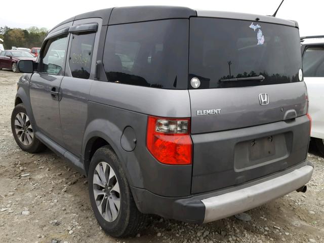 5J6YH18645L015529 - 2005 HONDA ELEMENT EX GRAY photo 3