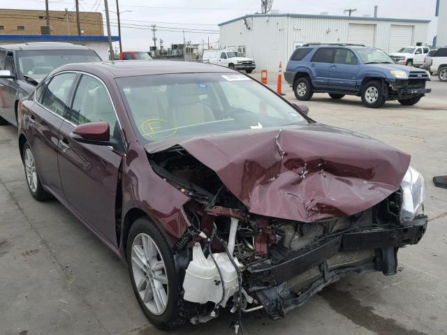 4T1BK1EB4FU153934 - 2015 TOYOTA AVALON XLE MAROON photo 1