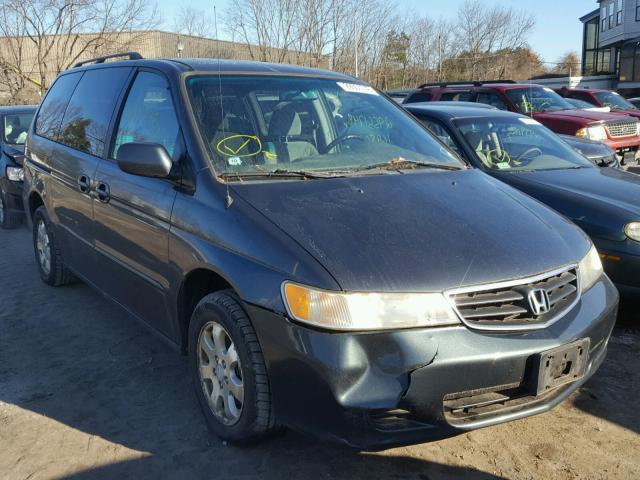 5FNRL18884B115712 - 2004 HONDA ODYSSEY EX BLUE photo 1