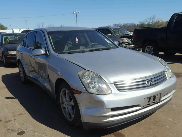 JNKCV51E13M314581 - 2003 INFINITI G35 SILVER photo 1