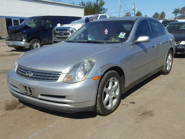 JNKCV51E13M314581 - 2003 INFINITI G35 SILVER photo 2