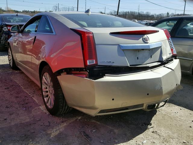 1G6DM1E30D0112952 - 2013 CADILLAC CTS PERFOR GOLD photo 3