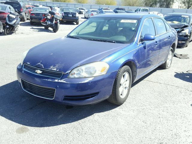 2G1WT58K569156983 - 2006 CHEVROLET IMPALA LT BLUE photo 2