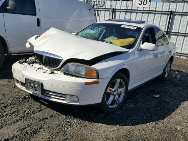 1LNHM87A42Y636831 - 2002 LINCOLN LS WHITE photo 2