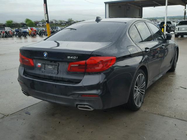 WBAJE5C57JG917839 - 2018 BMW 540 I Czarny zdjęcie 4