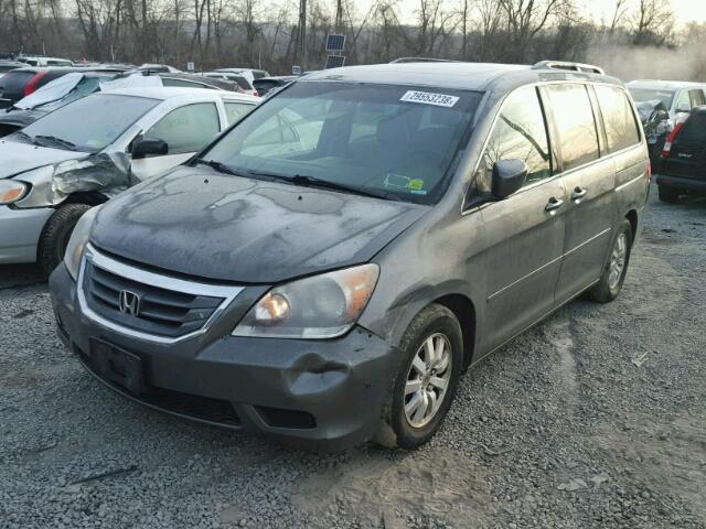 5FNRL38788B096507 - 2008 HONDA ODYSSEY EX GRAY photo 2