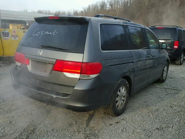 5FNRL38788B096507 - 2008 HONDA ODYSSEY EX GRAY photo 4