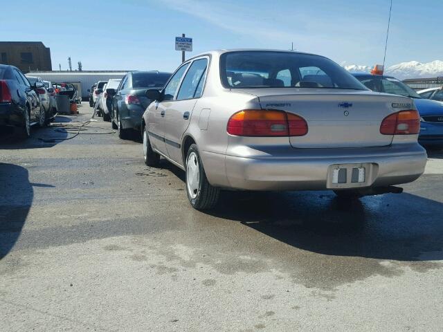 1Y1SK52801Z420644 - 2001 CHEVROLET GEO PRIZM 金色 照片 3