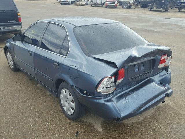 2HGEJ6572WH509332 - 1998 HONDA CIVIC LX BLUE photo 3