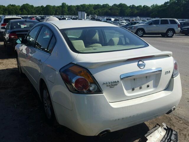 1N4AL2AP7CN486984 - 2012 NISSAN ALTIMA BAS WHITE photo 3