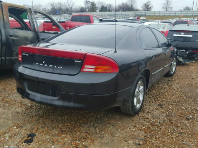 2B3HD56G44H617722 - 2004 DODGE INTREPID E BLACK photo 4