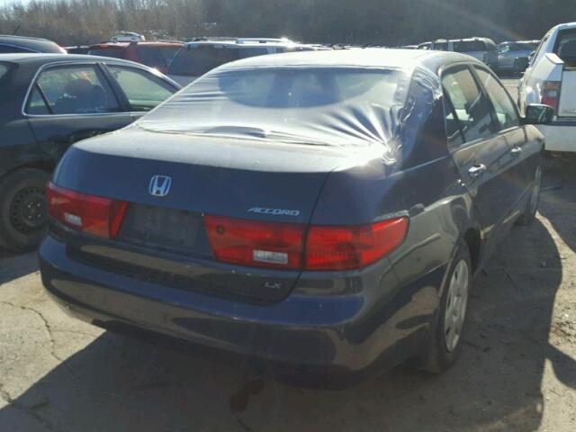 1HGCM56465A025464 - 2005 HONDA ACCORD LX CHARCOAL photo 4