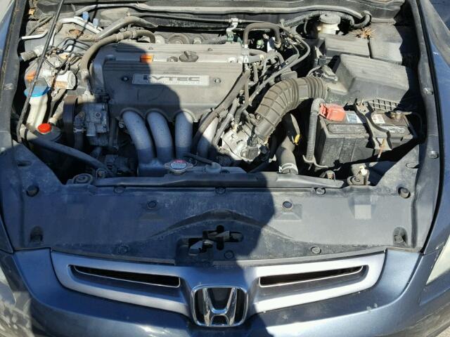 1HGCM56465A025464 - 2005 HONDA ACCORD LX CHARCOAL photo 7