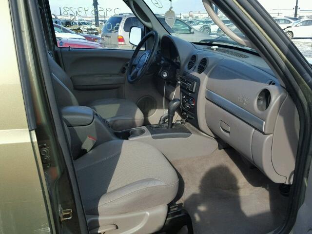 1J4GL38K22W361110 - 2002 JEEP LIBERTY RE GREEN photo 5