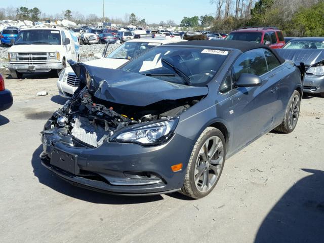 W04WT3N51GG072182 - 2016 BUICK CASCADA PR GRAY photo 2