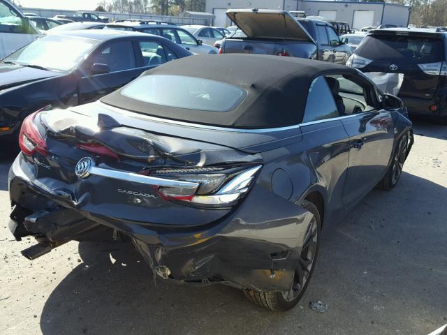 W04WT3N51GG072182 - 2016 BUICK CASCADA PR GRAY photo 4