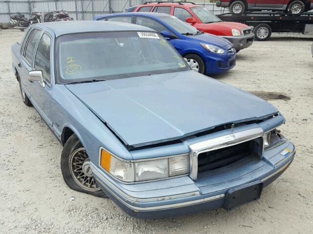 1LNLM82W6PY682830 - 1993 LINCOLN TOWN CAR S BLUE photo 1