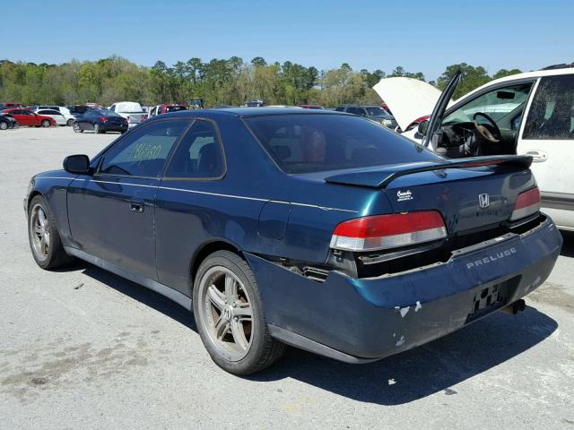 JHMBB6249VC014862 - 1997 HONDA PRELUDE GREEN photo 3