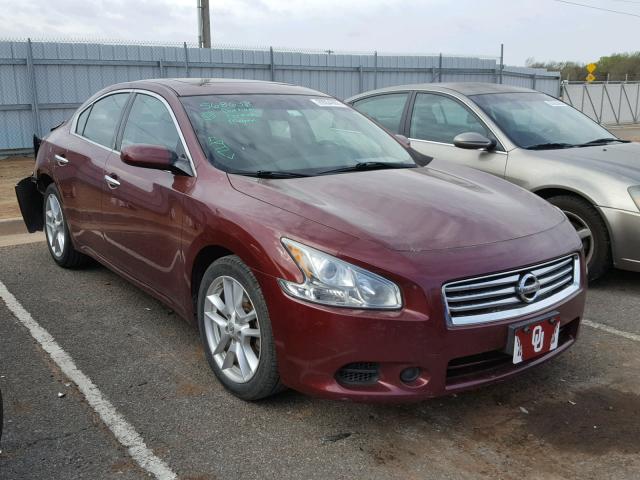 1N4AA5AP7CC860299 - 2012 NISSAN MAXIMA S MAROON photo 1