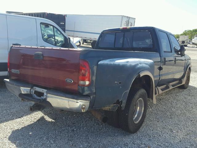 1FTWW32F9XEA06436 - 1999 FORD F350 SUPER GREEN photo 4