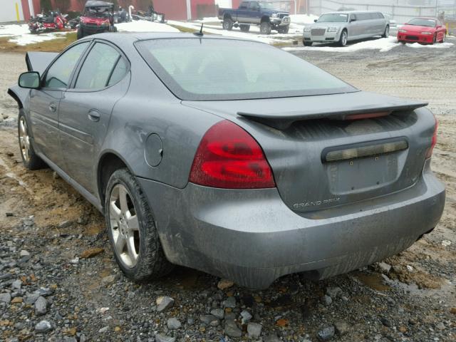 2G2WC55CX81181923 - 2008 PONTIAC GRAND PRIX GRAY photo 3