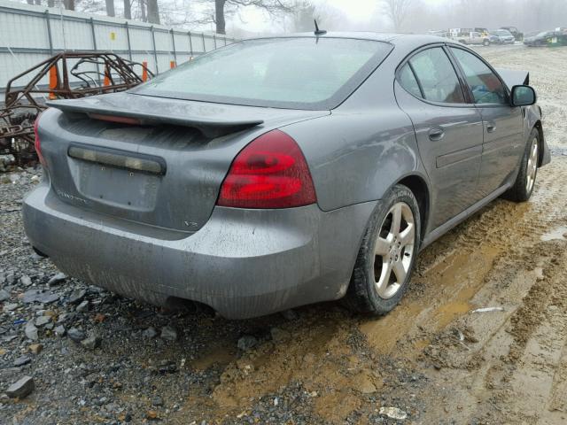 2G2WC55CX81181923 - 2008 PONTIAC GRAND PRIX GRAY photo 4