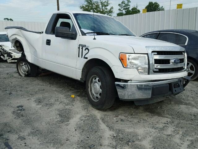 1FTNF1CF0DKE06848 - 2013 FORD F150 WHITE photo 1