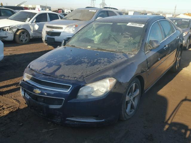 1G1ZC5E07CF315831 - 2012 CHEVROLET MALIBU 1LT BLACK photo 2