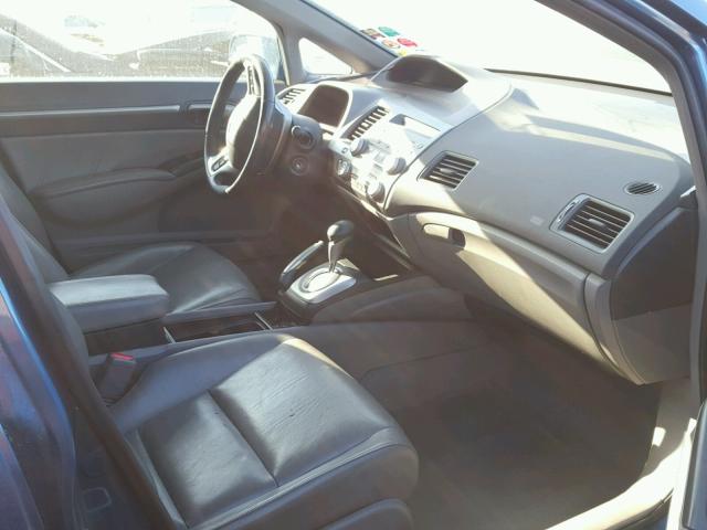 1HGFA16908L102560 - 2008 HONDA CIVIC EXL 蓝色 照片 5