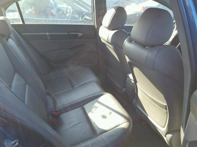 1HGFA16908L102560 - 2008 HONDA CIVIC EXL 蓝色 照片 6