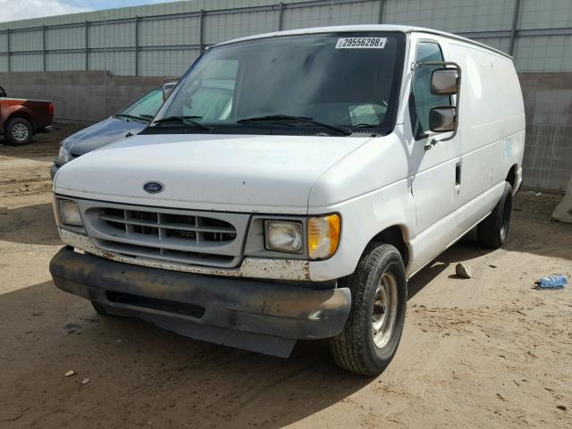 1FTRE14211HB52737 - 2001 FORD ECONOLINE WHITE photo 2