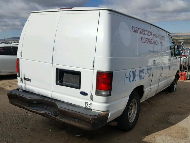 1FTRE14211HB52737 - 2001 FORD ECONOLINE WHITE photo 4