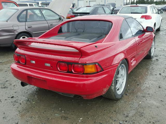 JT2SW22N3M0038977 - 1991 TOYOTA MR2 SPORT RED photo 4