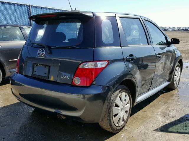 JTKKT624765012282 - 2006 TOYOTA SCION XA CHARCOAL photo 4