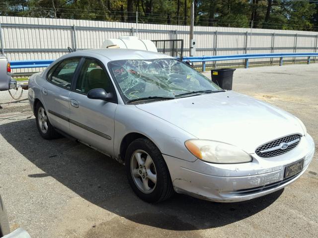 1FAHP52U91A160584 - 2001 FORD TAURUS LX SILVER photo 1